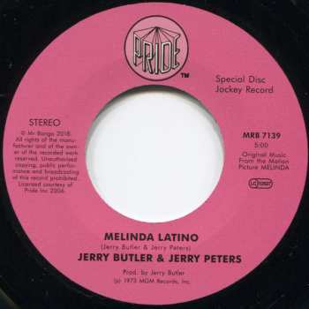 SP Jerry Butler: Melinda Latino / I'm Gonna Love You Just A Little Bit More Babe 342506