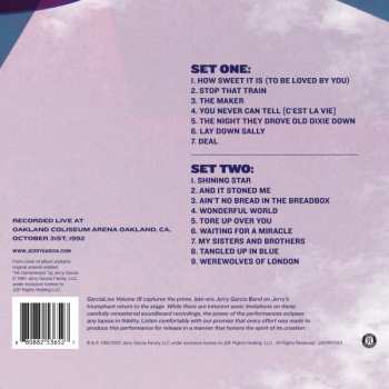 CD The Jerry Garcia Band: GarciaLive : Volume 19 Oakland Coliseum Arena, October 31, 1992 DIGI 408651