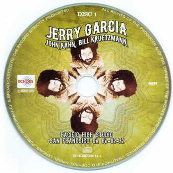 2CD Jerry Garcia: Pacific High Studio, San Francisco, CA 06-02-72 512619