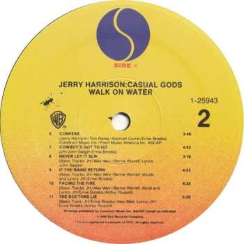 LP Jerry Harrison: Casual Gods: Return