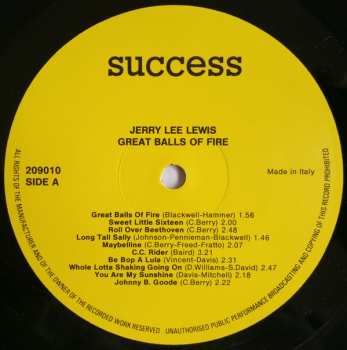 LP Jerry Lee Lewis: Great Balls Of Fire 433226