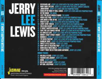 CD Jerry Lee Lewis: It Won't Happen With Me/The Singles 1960-1962 Plus 441784