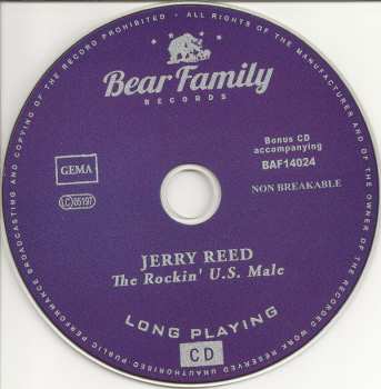 CD/EP Jerry Reed: The Rockin' U.S. Male LTD 461387