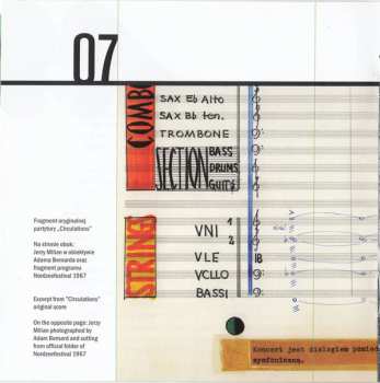 CD Jerzy Milian: Circulations 7123