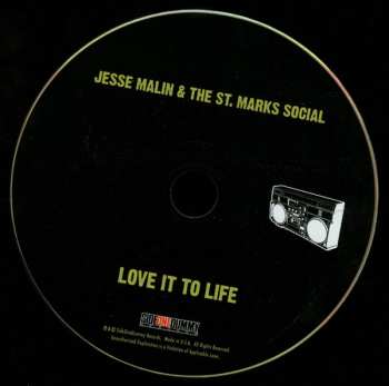 CD Jesse Malin And The St. Marks Social: Love It To Life DIGI 522862
