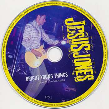 2CD/DVD Jesus Jones: Bright Young Things (Live At The Marquee) 295690