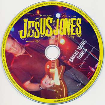 2CD/DVD Jesus Jones: Bright Young Things (Live At The Marquee) 295690