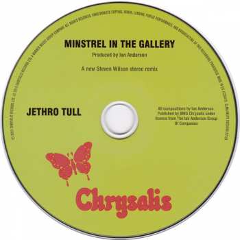 CD Jethro Tull: Minstrel In The Gallery (40th Anniversary Edition) 23659