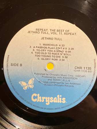 LP Jethro Tull: Repeat - The Best Of Jethro Tull - Vol. II