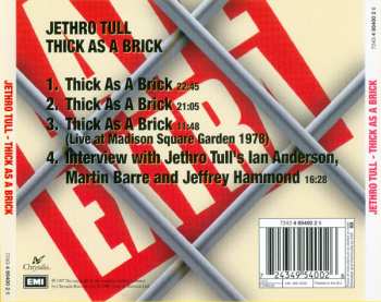 CD Jethro Tull: Thick As A Brick 36185