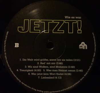 LP Jetzt!: Wie Es War 360983