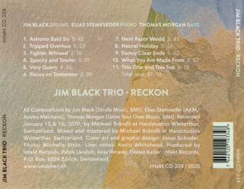 CD Jim Black Trio: Reckon 102251
