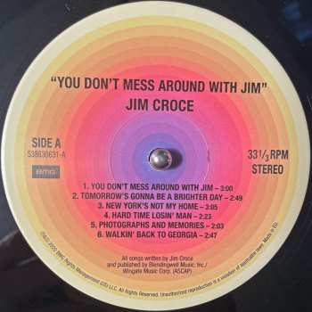 LP Jim Croce: You Don't Mess Around With Jim 41215