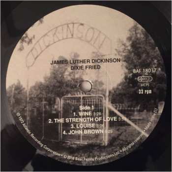 LP Jim Dickinson: Dixie Fried 130538