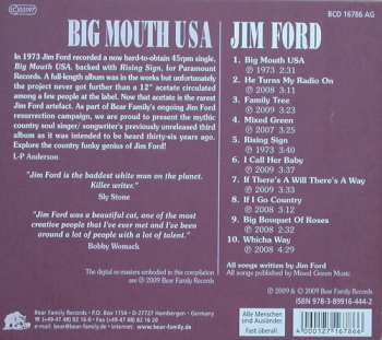 CD Jim Ford: Big Mouth USA The Unissued Paramount Album 260378