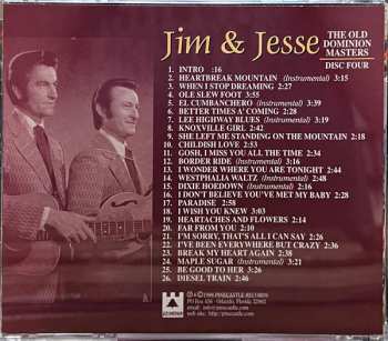 4CD/Box Set Jim & Jesse: The Old Dominion Masters
