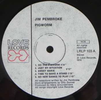 LP Jim Pembroke: Pigworm 180276