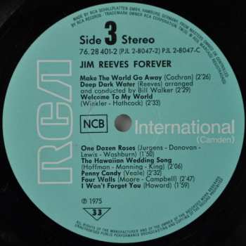 2LP Jim Reeves: Forever