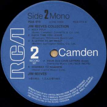 2LP Jim Reeves: The Jim Reeves Collection (2xLP)