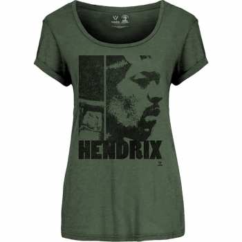 Merch Jimi Hendrix: Dámské Scoop Neck Tričko Let Me Live  XL