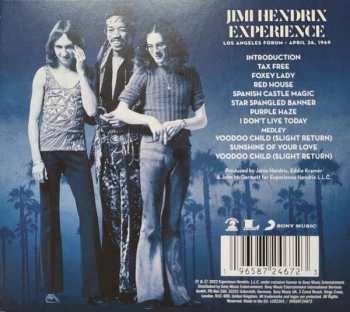 CD The Jimi Hendrix Experience: Los Angeles Forum • April 26, 1969 DIGI 384317