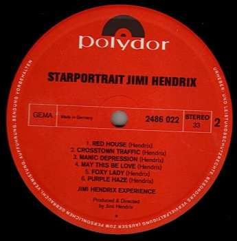 2LP/Box Set The Jimi Hendrix Experience: Starportrait Jimi Hendrix
