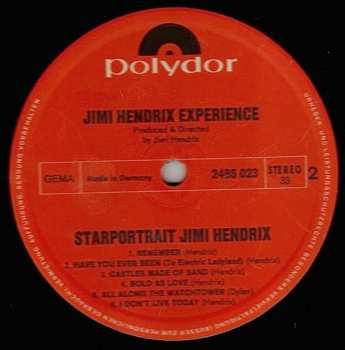 2LP/Box Set The Jimi Hendrix Experience: Starportrait Jimi Hendrix