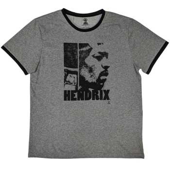 Merch Jimi Hendrix: Jimi Hendrix Unisex Ringer T-shirt: Let Me Live (medium) M