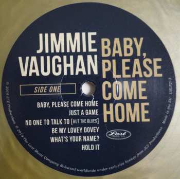 LP Jimmie Vaughan: Baby, Please Come Home LTD | CLR 85878