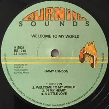 LP Jimmy London: Welcome To My World 484279