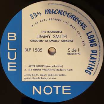 LP Jimmy Smith: Groovin' At Smalls' Paradise (Volume 1) 76078