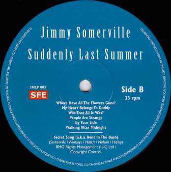 LP Jimmy Somerville: Suddenly Last Summer LTD 75891
