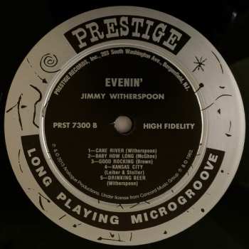 LP Jimmy Witherspoon: Evenin' Blues LTD | NUM 11703