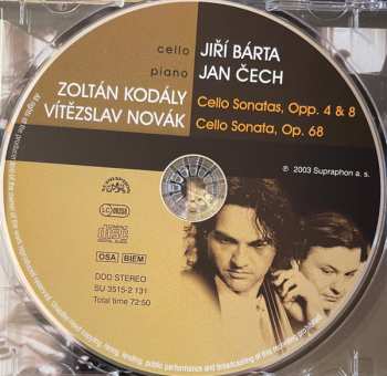 CD Jiří Bárta: Cello Sonatas 426953