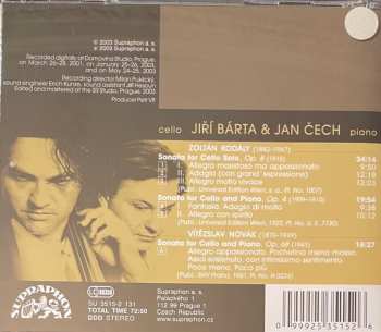 CD Jiří Bárta: Cello Sonatas 426953