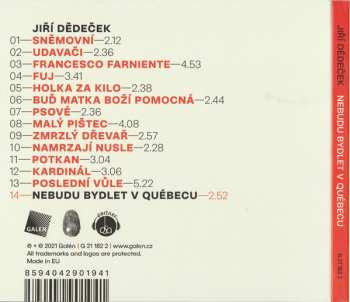 CD Jiří Dědeček: Nebudu Bydlet V Québecu 53460