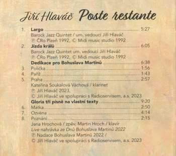 CD Jiří Hlaváč: Poste Restante 524878