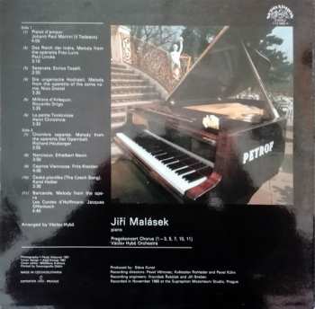 LP Jiří Malásek: Nostalgický Klavír / Piano In Nostalgia CLR 429725