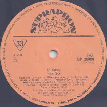 LP Jiří Suchý: Písničky