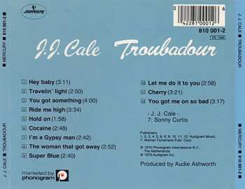 CD J.J. Cale: Troubadour 398792