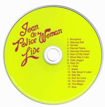 CD Joan As Police Woman: Live 120557