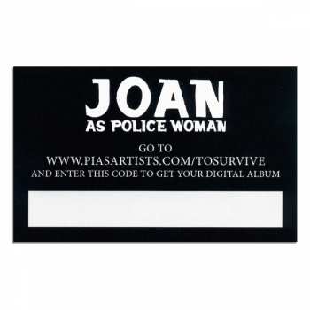 LP Joan As Police Woman: To Survive 362805