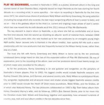 2CD Joan Baez: Play Me Backwards 92212