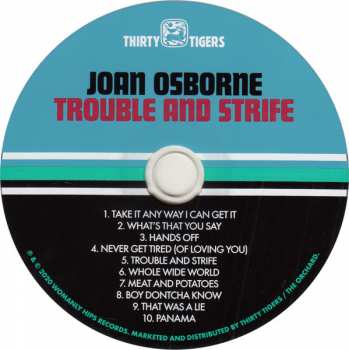 CD Joan Osborne: Trouble And Strife 37391