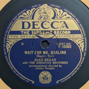Joan Regan: Wait For Me Darling / Two Kinds Of Tears