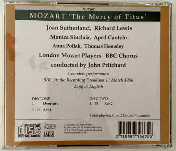 2CD Joan Sutherland: The Mercy of Titus 281702