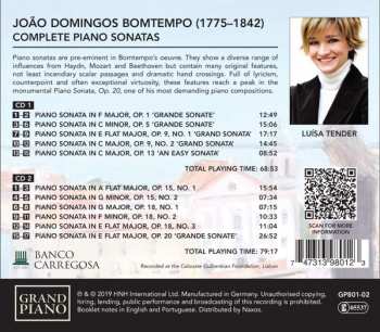 2CD João Domingos Bomtempo: Complete Piano Sonatas 192795
