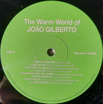 LP João Gilberto: The Warm World Of João Gilberto LTD 73803