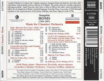 CD Joaquim Homs: Music For Chamber Orchestra 437625