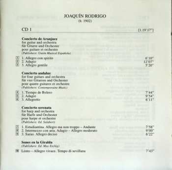 2CD Joaquín Rodrigo: Complete Concertos For Guitar And Harp 421387